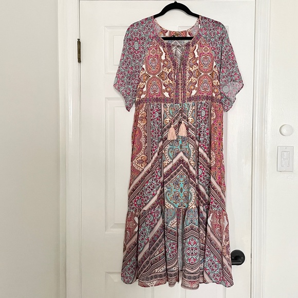Anthropologie Kachel Dessa Tunic Dress Size MP - Picture 1 of 11